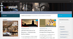 Desktop Screenshot of buntgepixelt.de