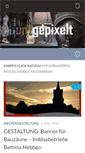 Mobile Screenshot of buntgepixelt.de